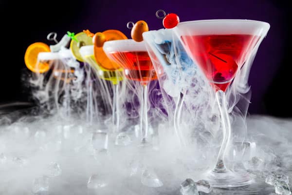 Enhance your food/drink presentation with dry ice!